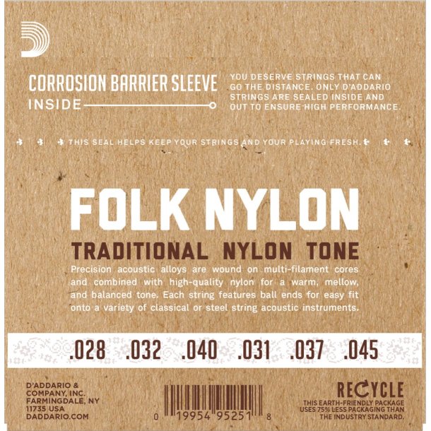 D'Addario EJ33, Bronze/Clear m. kula